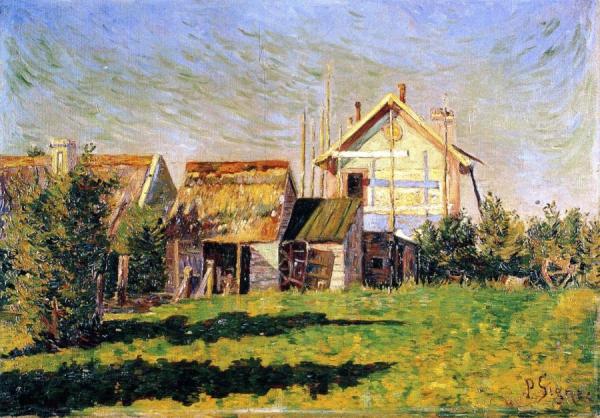 La Valleuse, Port-en-bessin by Paul Signac