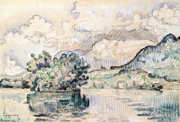 Lake Annecy by Paul Signac