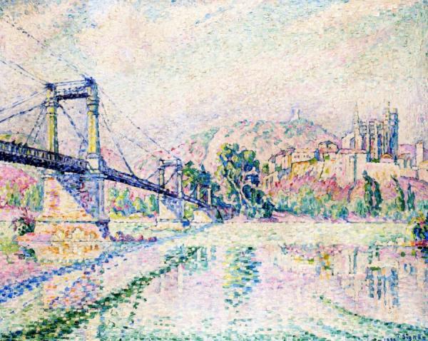 Le Pont De Viviers by Paul Signac