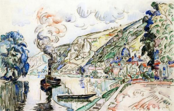 Les Andelys by Paul Signac