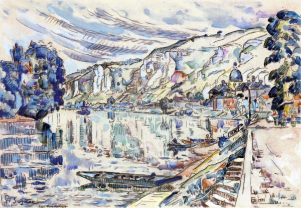 Les Andelys by Paul Signac