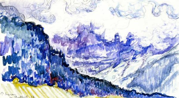 Les Diablerets, Switzerland by Paul Signac