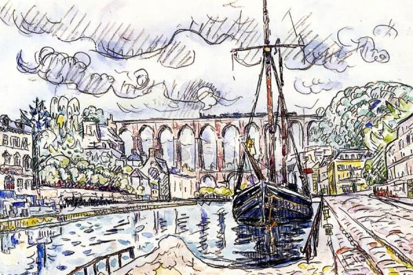 Morlaix by Paul Signac