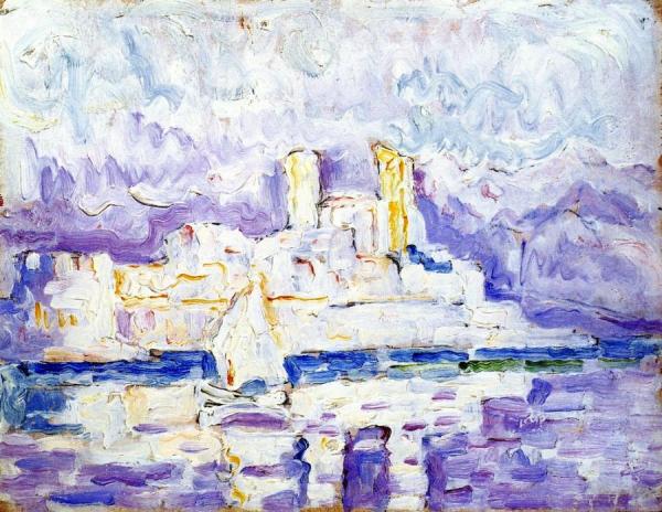 Morning Mist, Antibes by Paul Signac