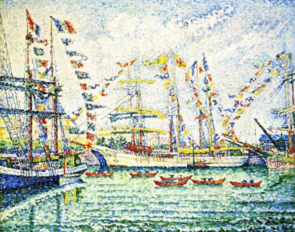 Pardon Of The Newfoundlanders, Saint-malo by Paul Signac