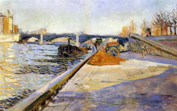 Paris - Quai De La Tournelle by Paul Signac