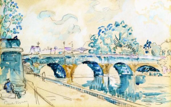 Paris, The Pont Neuf by Paul Signac Oil Painting Reproductions