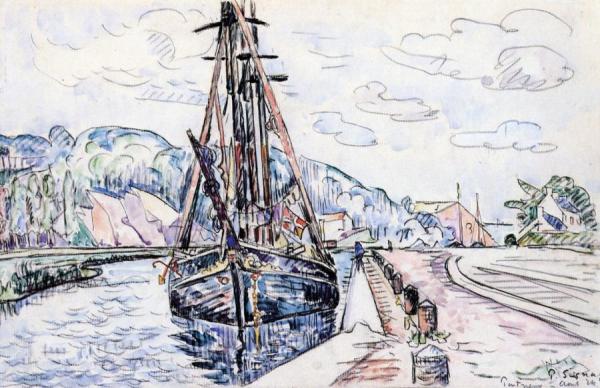 Pontrieux by Paul Signac