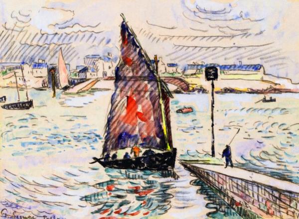 Port-louis by Paul Signac