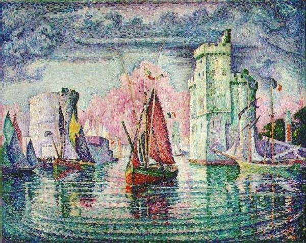 Port Of La Rochelle by Paul Signac
