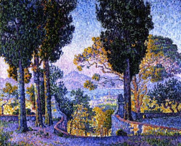 Saint-anne (saint-tropez) by Paul Signac