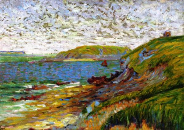 Saint-brac, L'ile Agot by Paul Signac
