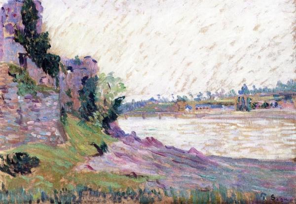 Saint-briac, Chateau Du Guildo by Paul Signac Oil Painting Reproductions