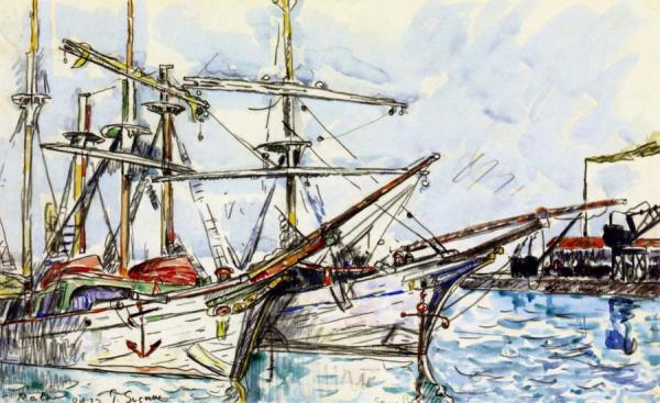 Saint-malo by Paul Signac