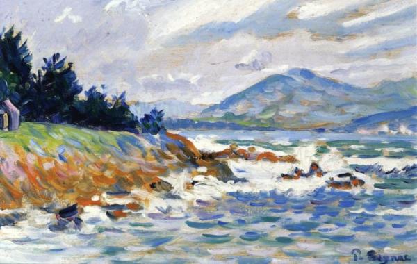 Saint Tropez, Coup De Vent D'est by Paul Signac Oil Painting Reproductions