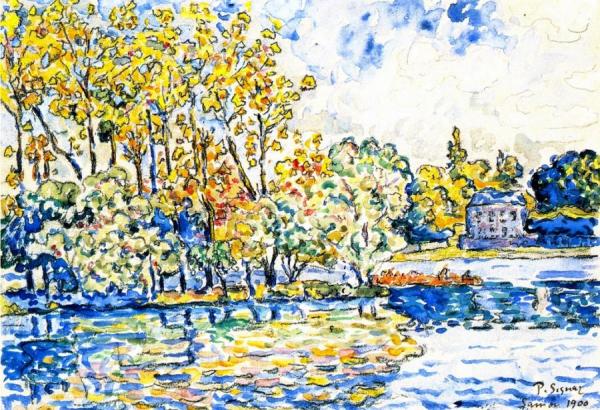 Samois by Paul Signac