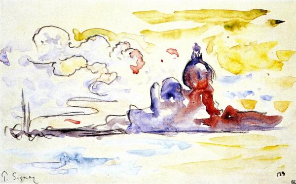 Santa Maria Della Salute, Venice by Paul Signac