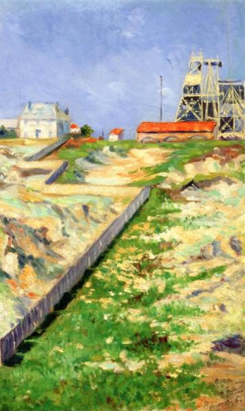 Scaffolding At Sacre-coeur by Paul Signac