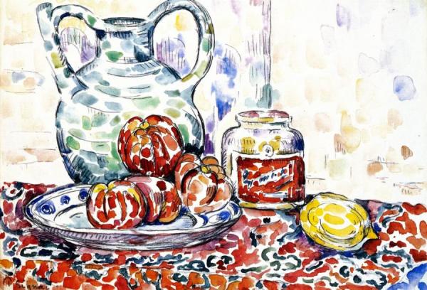 Still Life With Jug by Paul Signac