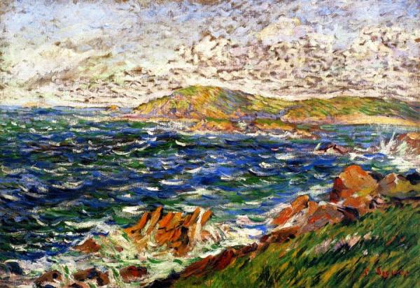 Still Northwest Breeze, Saint-briac by Paul Signac
