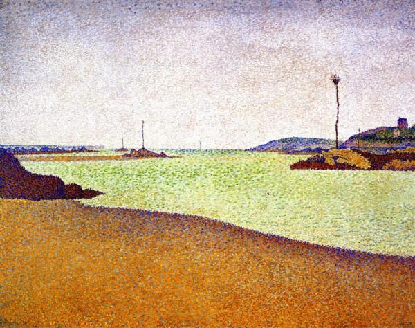 The Beacons At Saint-briac, Opus 210 by Paul Signac