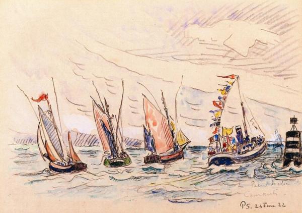 The Blessing Of The Currents by Paul Signac