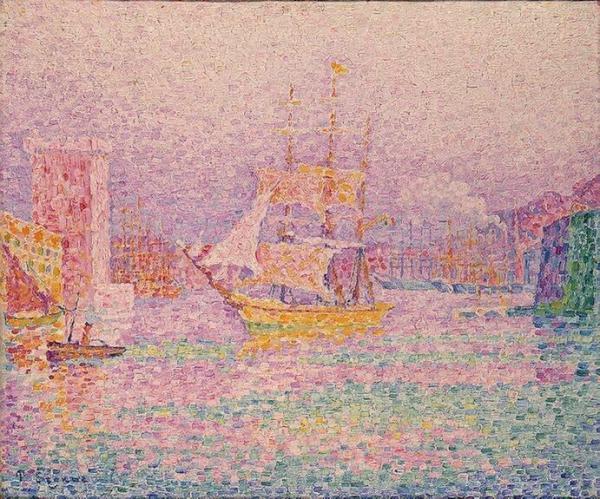 The Harbour At  Marseille by Paul Signac