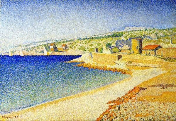 The Jetty, Cassis, Opus 198 by Paul Signac
