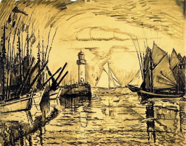 The Lighthouse, Groix by Paul Signac