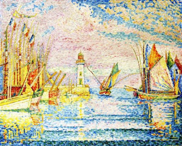The Lighthouse, Groix by Paul Signac