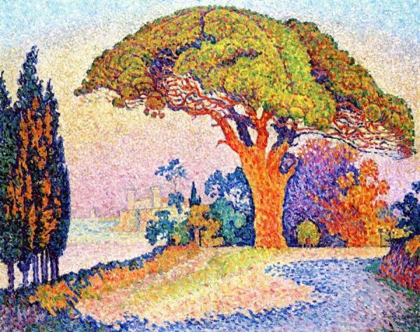 The Pin De Bertaud, Saint-tropez by Paul Signac Oil Painting Reproductions
