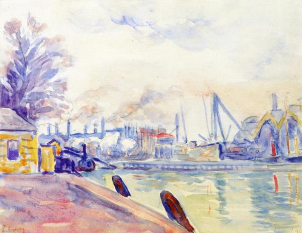 The Port Of Flushing by Paul Signac
