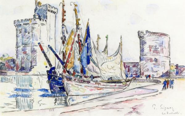 The Port Of La Rochelle by Paul Signac