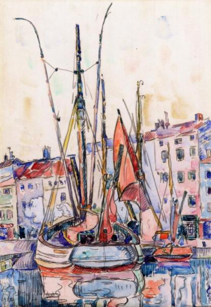 The Port Of La Rochelle by Paul Signac