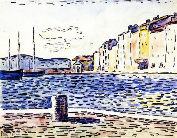 The Port Of Saint-tropez by Paul Signac