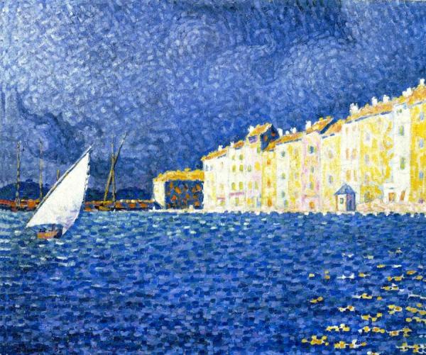 The Storm, Saint-tropez by Paul Signac Oil Painting Reproductions