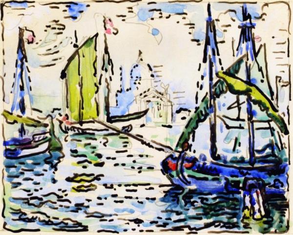 Venice, The Redeemer by Paul Signac