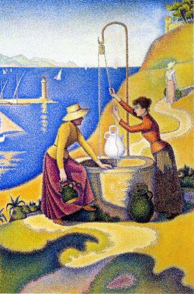 Women At The Well, Opus 238 by Paul Signac