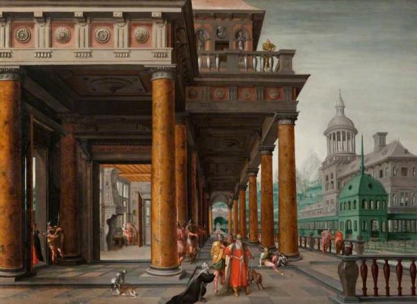 Trajan And The Widow by Paul Vredeman De Vries