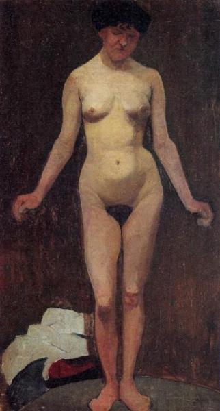 Female Nude by Paula Modersohn-becker