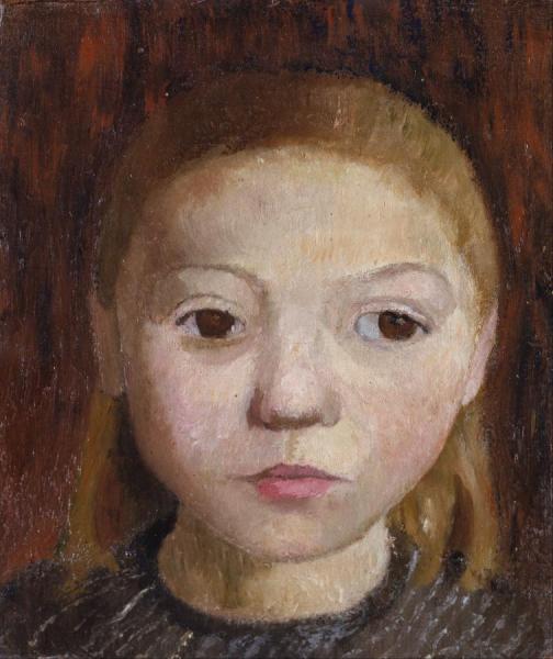 Head Of A Girl,1906 by Paula Modersohn-becker