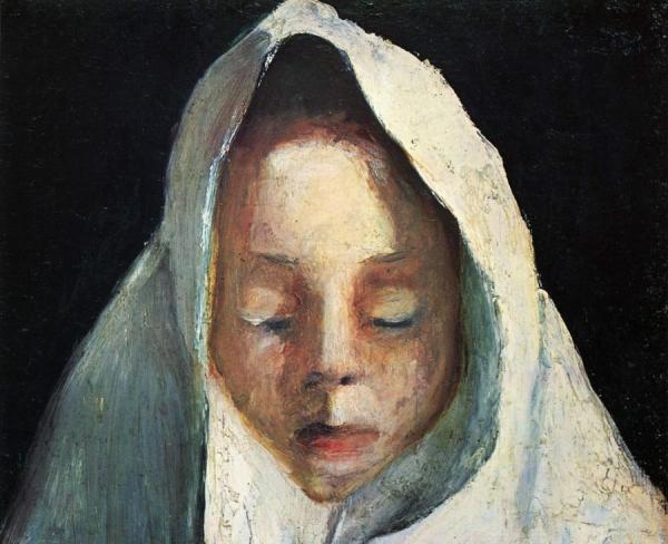 Head Of A Girl by Paula Modersohn-becker Oil Painting Reproductions
