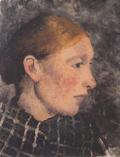 Head Of A Peasant Woman In Profile by Paula Modersohn-becker