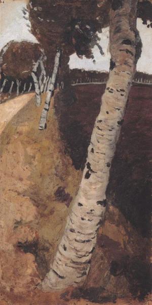 Landscape With Birches by Paula Modersohn-becker