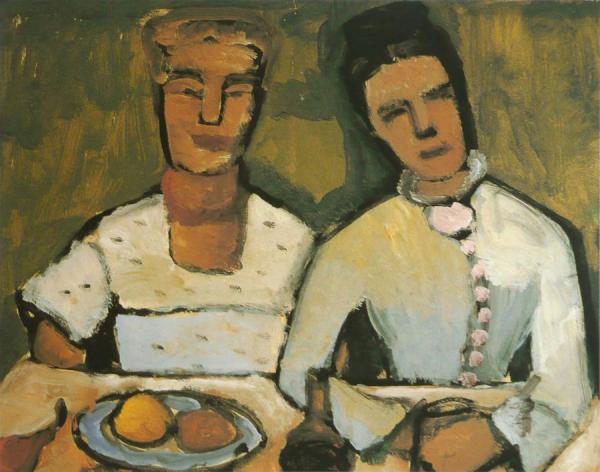 Lee Hoetger And Her Sister by Paula Modersohn-becker