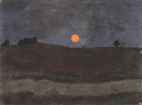 Moonlit Landscape by Paula Modersohn-becker