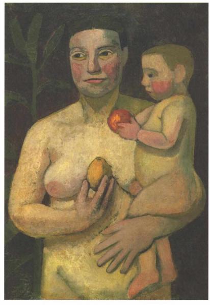 Mother And Child by Paula Modersohn-becker Oil Painting Reproductions