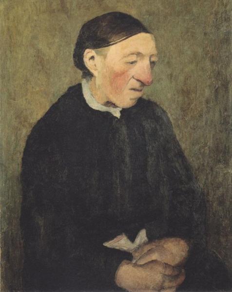 Old Woman With Handkerchief by Paula Modersohn-becker Oil Painting Reproductions