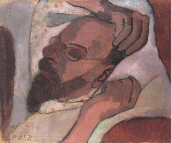 Otto Modersohn, Sleeping by Paula Modersohn-becker