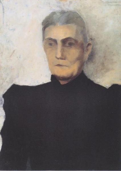 Portrait Of An Old Woman by Paula Modersohn-becker Oil Painting Reproductions